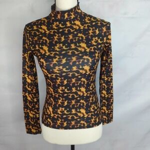 NWT |‎ Daisy Street Cropped Mock Neck Long Sleeve Top
